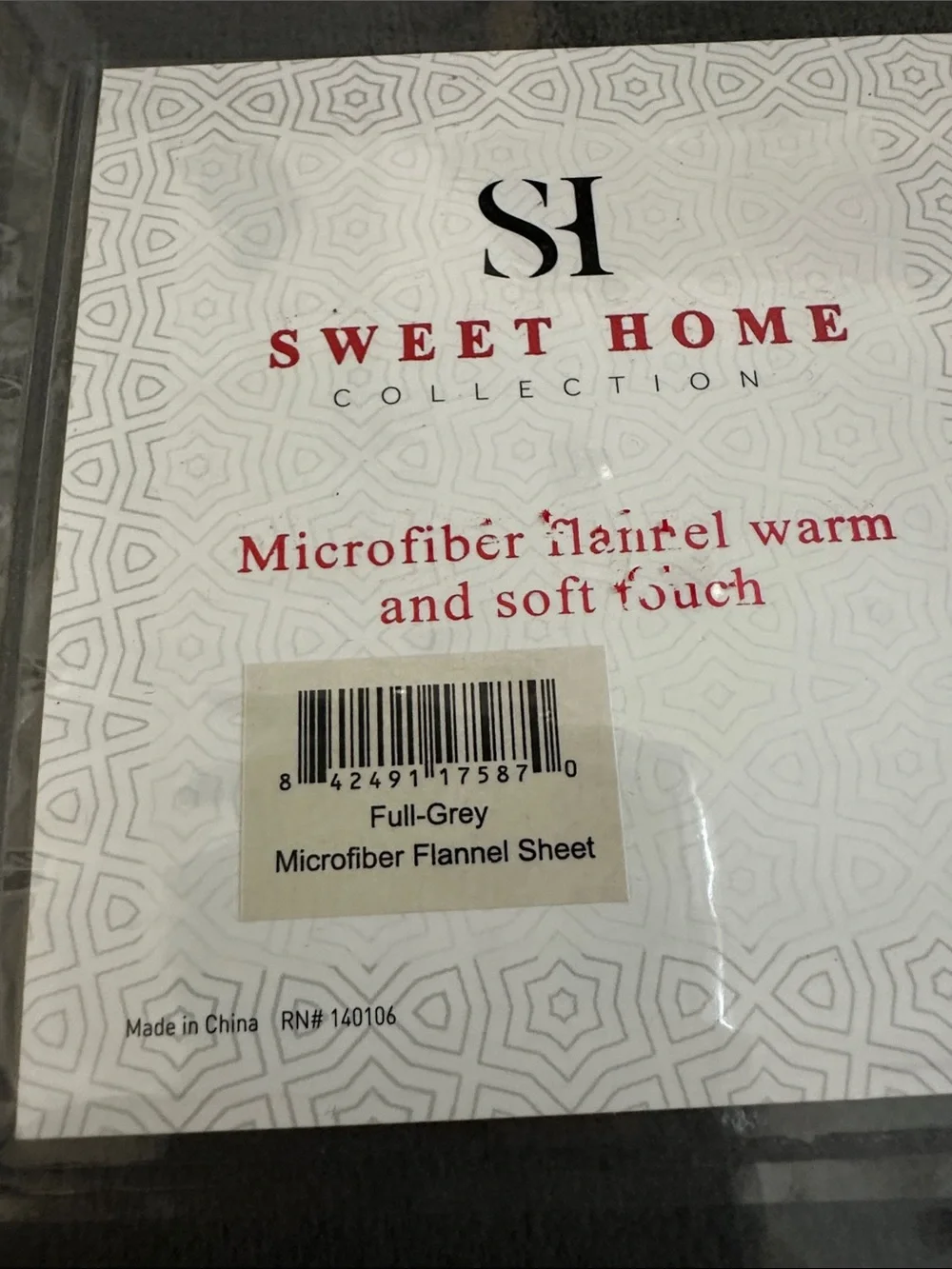 Sweet Home Collection flannel sheets